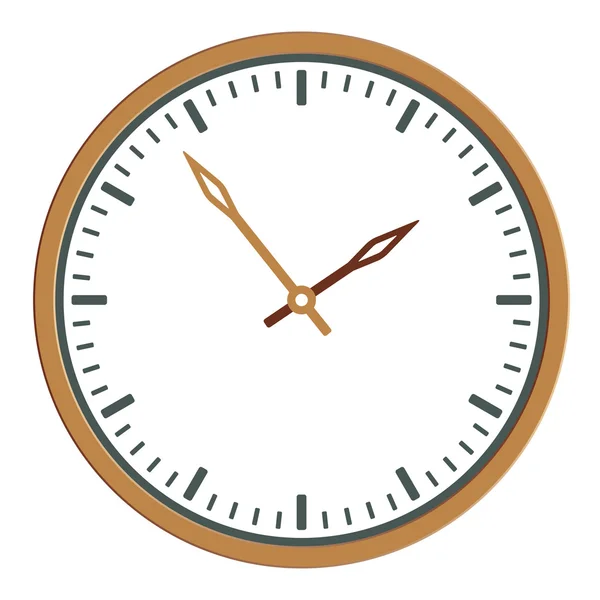Reloj de la cara - tiempo de cambio fácil — Vector de stock