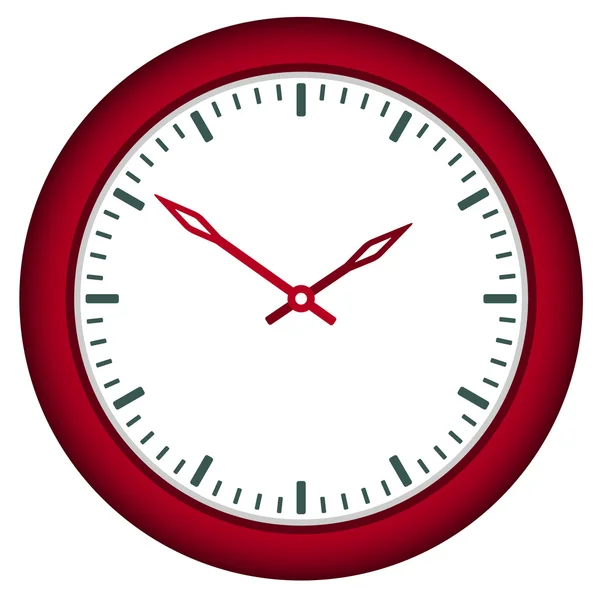 Reloj de la cara - tiempo de cambio fácil — Vector de stock