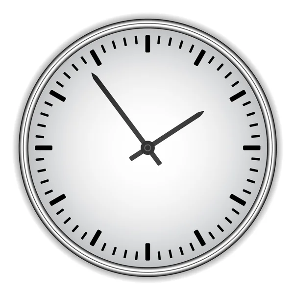 Cadran de l'horloge - changement de temps facile — Image vectorielle