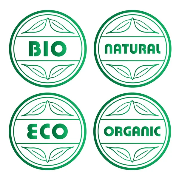 Eco stamps — Stock Vector