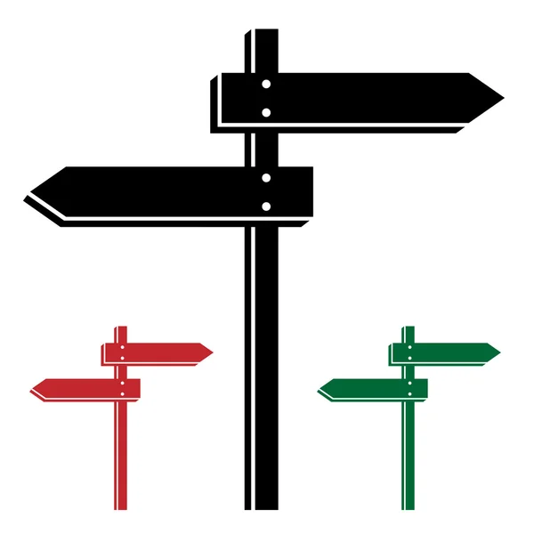 Flèches de direction 3d — Image vectorielle