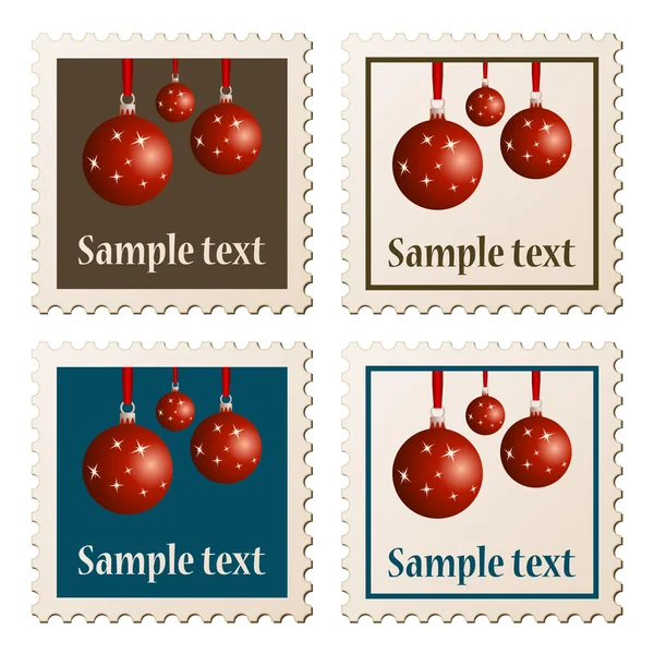 Poštovní známky — Stockový vektor