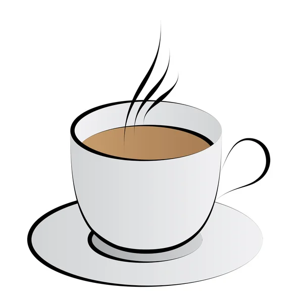 Taza de café — Vector de stock