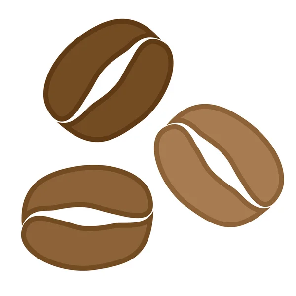 Kaffe korn — Stock vektor