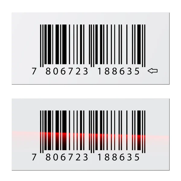 Barcode stickers — Stockvector