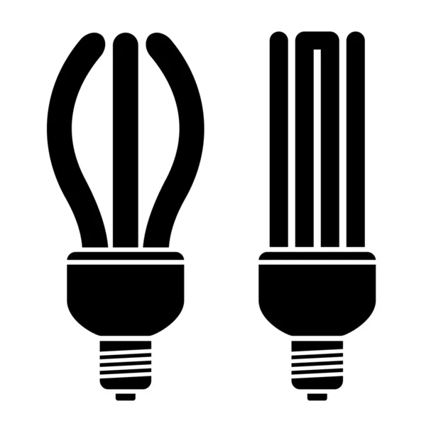 Флуоресцентные компактные лампочки — стоковый вектор