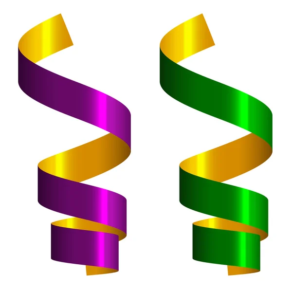 Banderoles de parti — Image vectorielle
