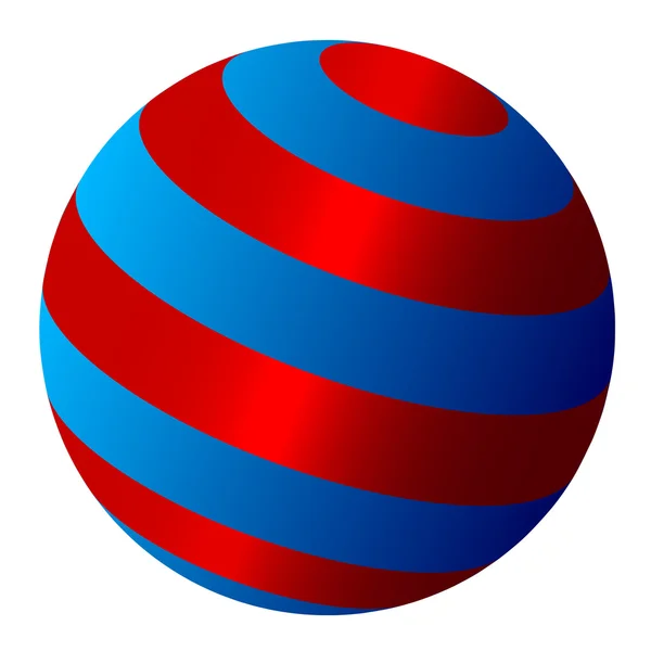 Globe abstrait — Image vectorielle