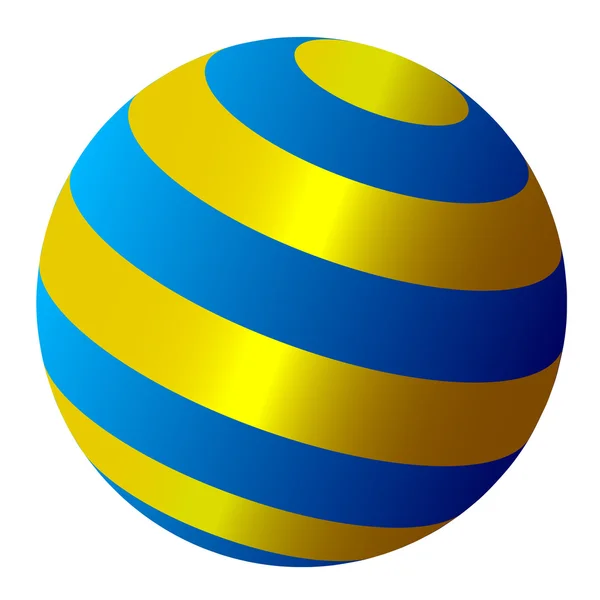Globe abstrait — Image vectorielle