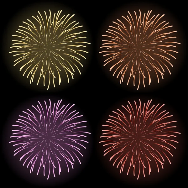 stock vector Fireworks