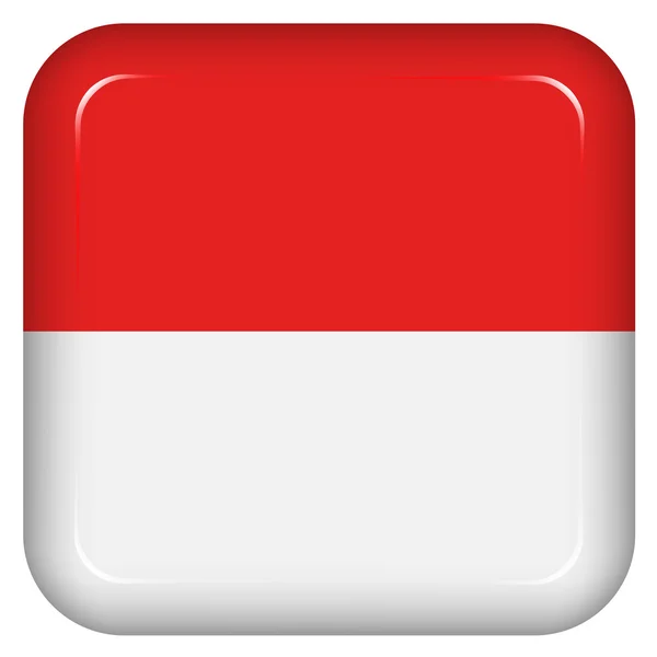 Indonesien flagga — Stock vektor