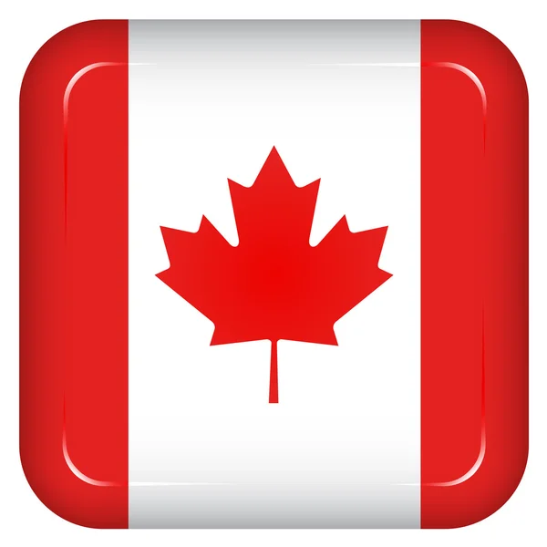 Bandera de Canadá — Vector de stock