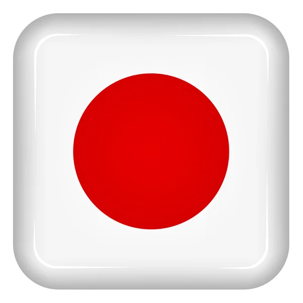 Bandeira japonesa — Vetor de Stock