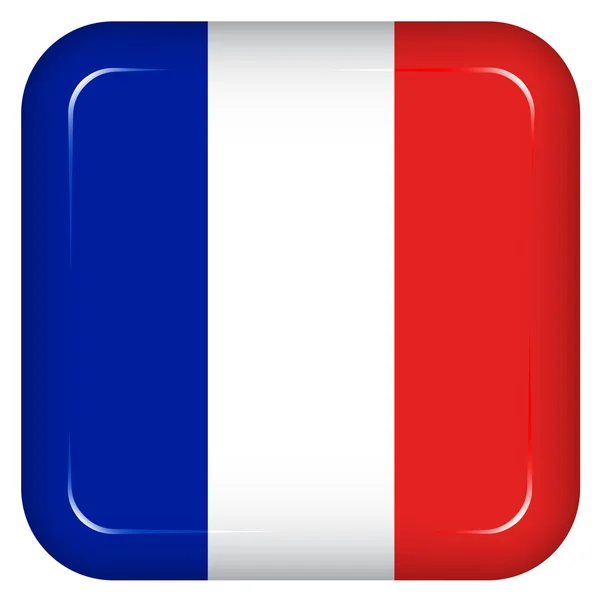 Francia bandera — Vector de stock