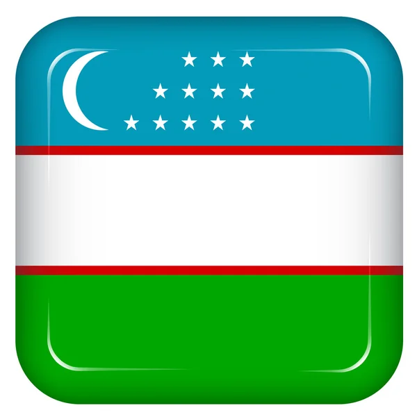 stock vector uzbekistan flag