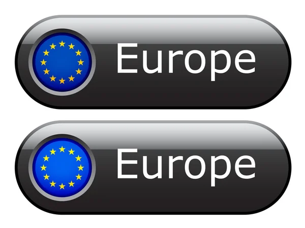EU-flaggan knappar — Stock vektor
