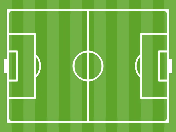 Terrain de football — Image vectorielle