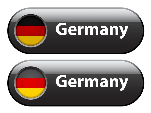 Germany flag buttons — Stock Vector