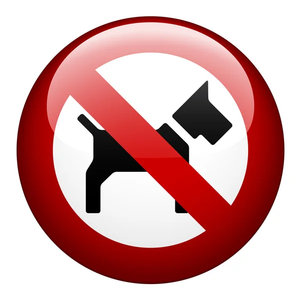 Keine Hundemarke — Stockvektor