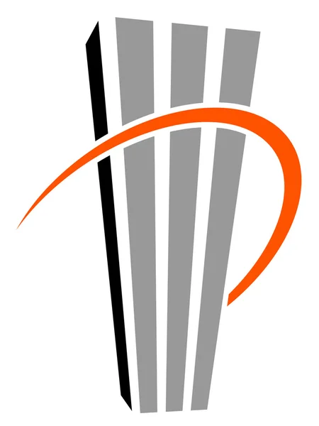 Symbol mrakodrapu — Stockový vektor