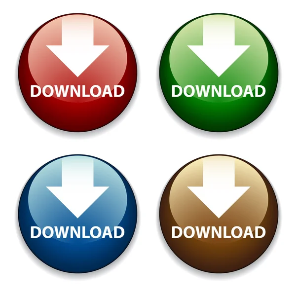 stock vector download buttons