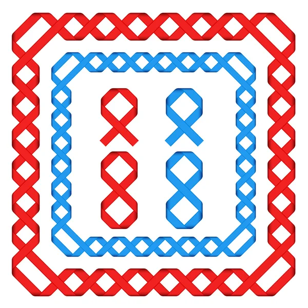 Cadres de ruban — Image vectorielle