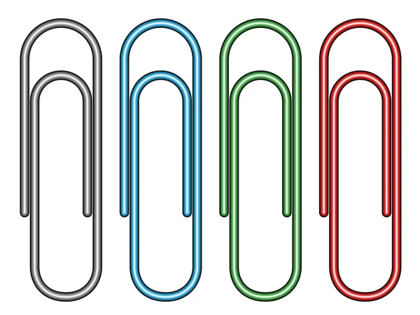 Paperclips — Stock Vector
