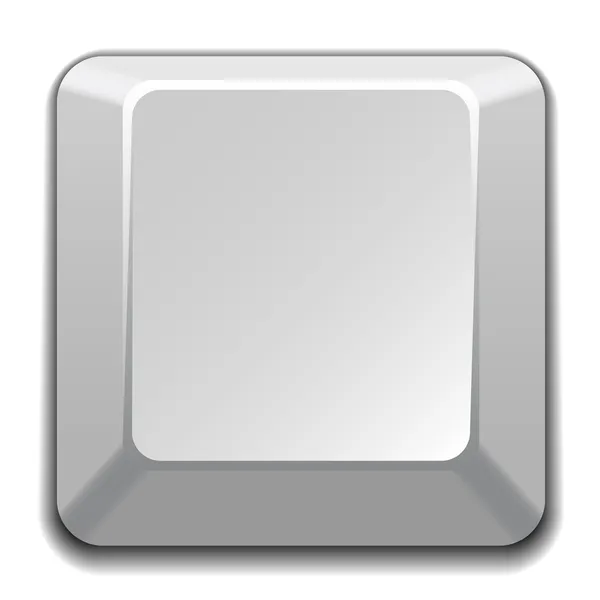 Blank white key — Stock Vector