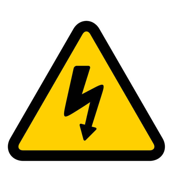high voltage sign
