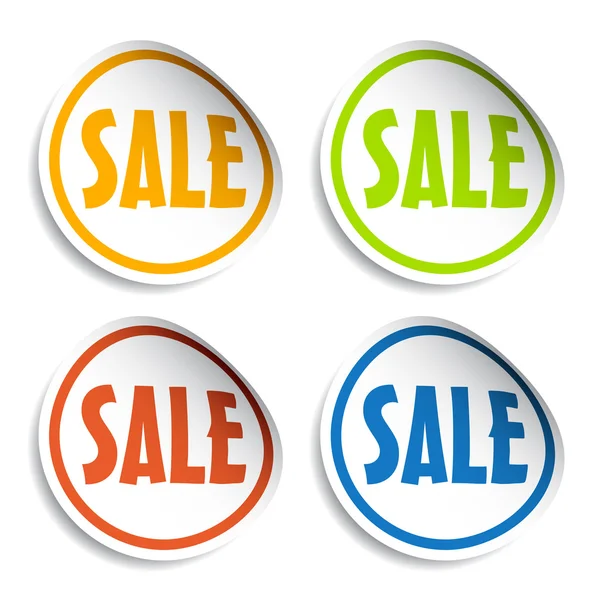 stock vector sale sign stickers