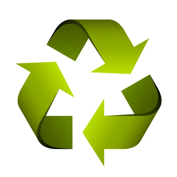 Símbolo da reciclagem — Vetor de Stock