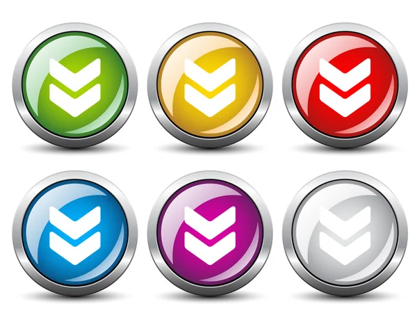 Download buttons — Stock Vector