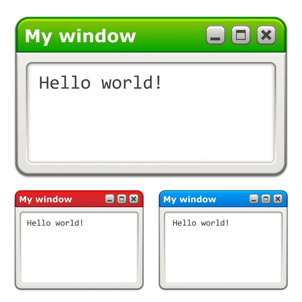 Počítač Windows — Stockový vektor