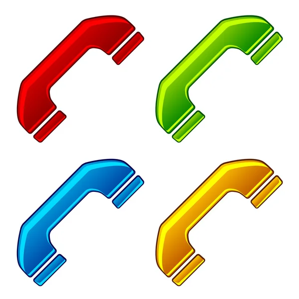 Récepteurs téléphoniques — Image vectorielle