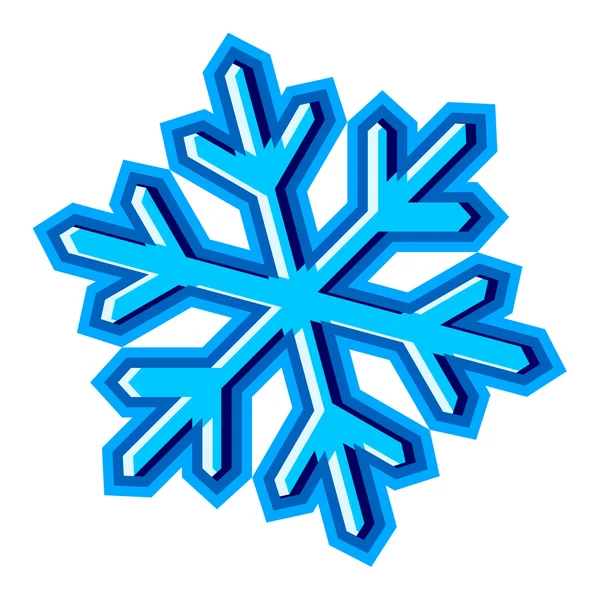 Sneeuwvlok symbool — Stockvector