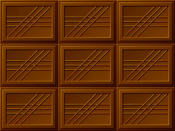 Nahtlose Schokoladentafeln — Stockvektor