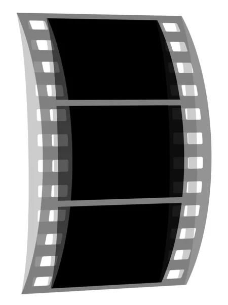Transparante negatieve Filmstrip — Stockvector