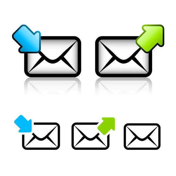 Ikona obálky e-mailu — Stockový vektor