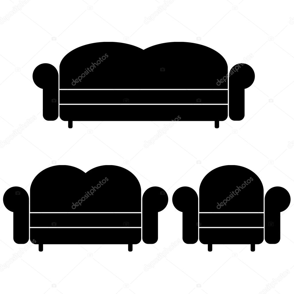 sofas and armchair