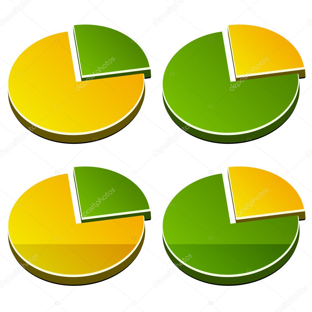 3d Rounded Graphs Stock Vector Image By ©happyroman 11493984