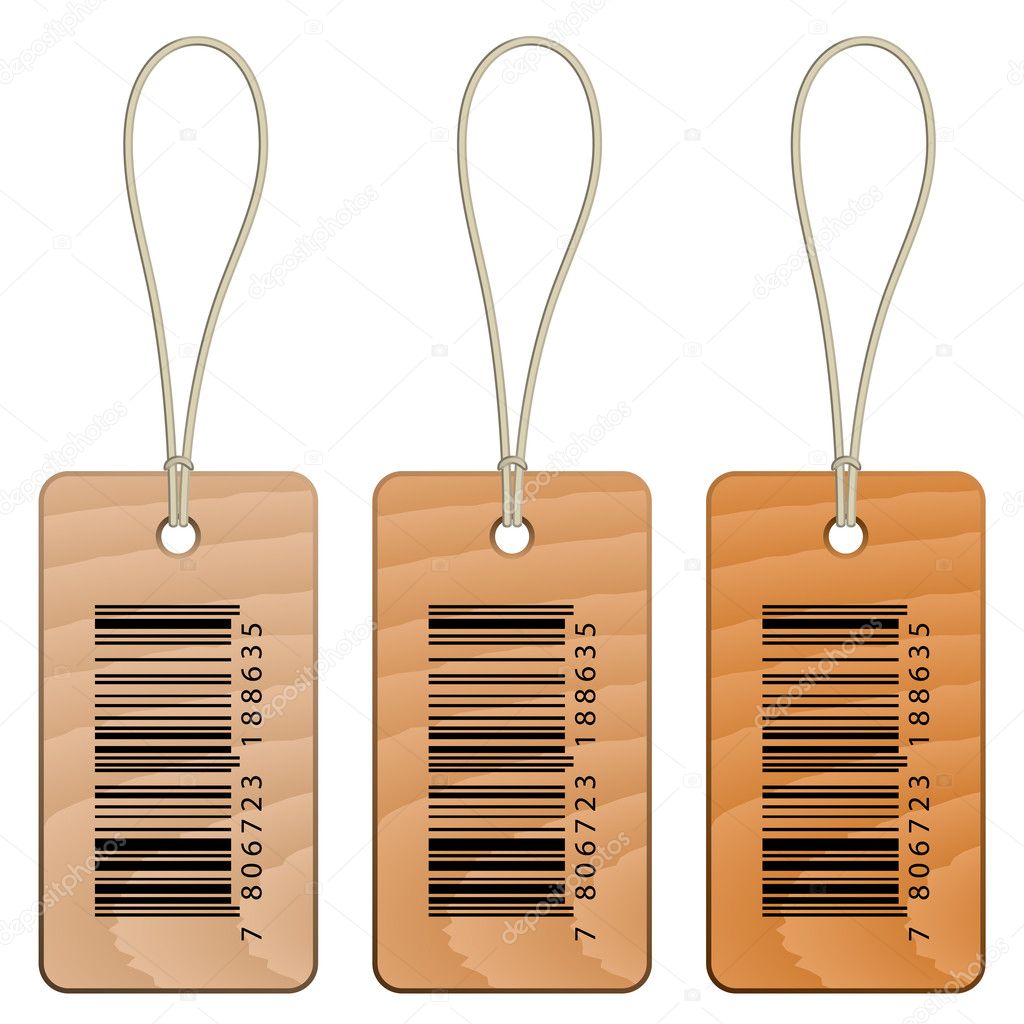 barcode wooden tags