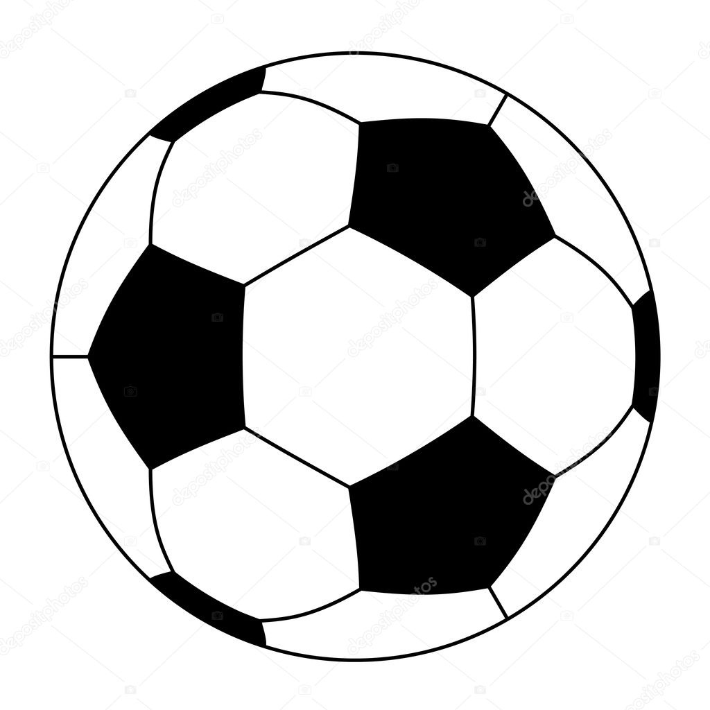 Arte Bola Futebol Stock Vector