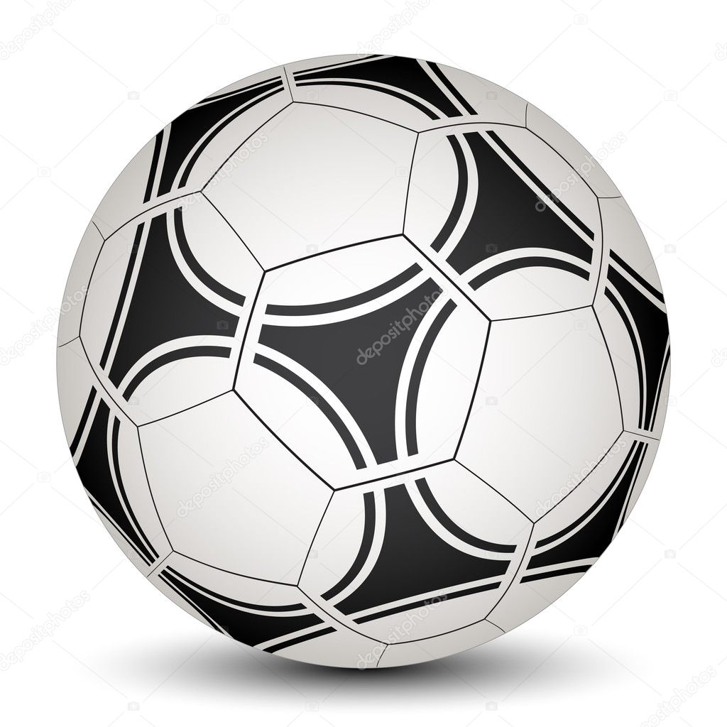 Balón fútbol Stock Vector