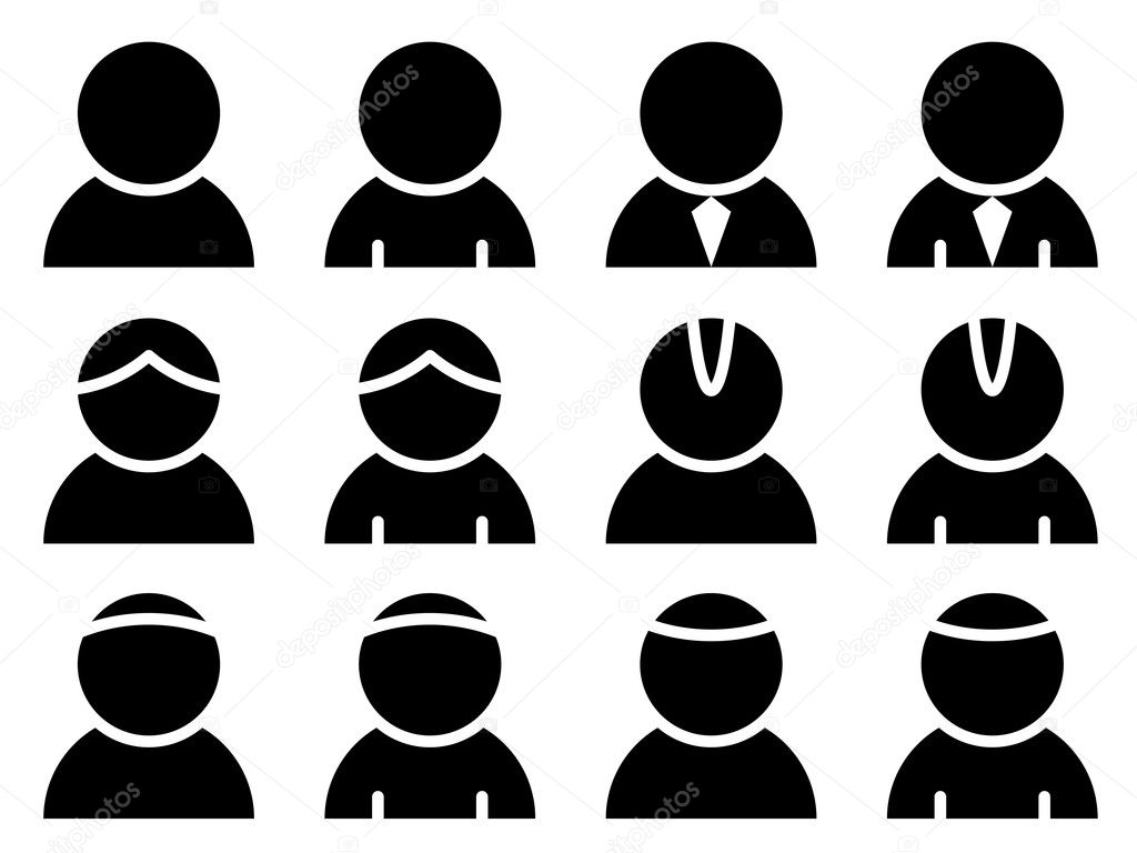 vector people icons