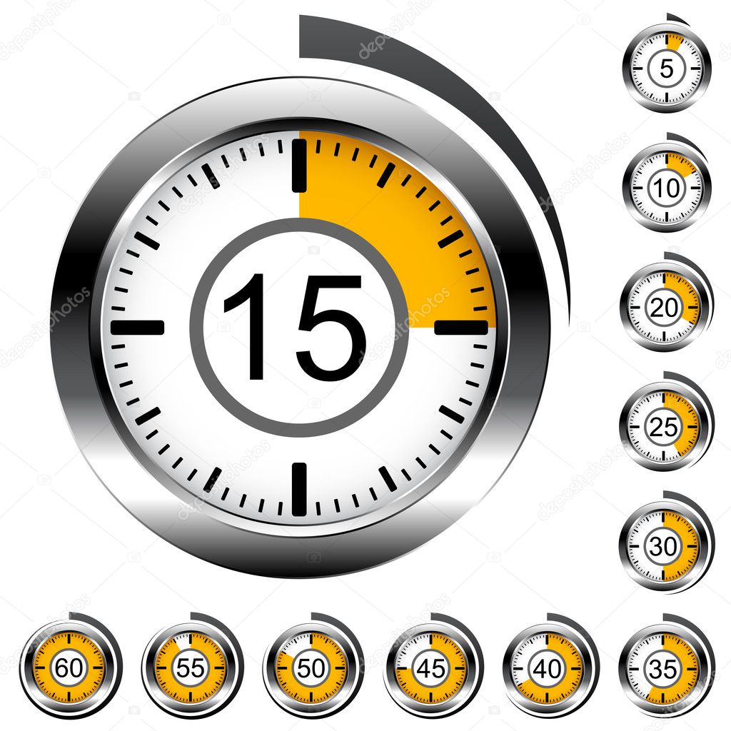 chrome round timers