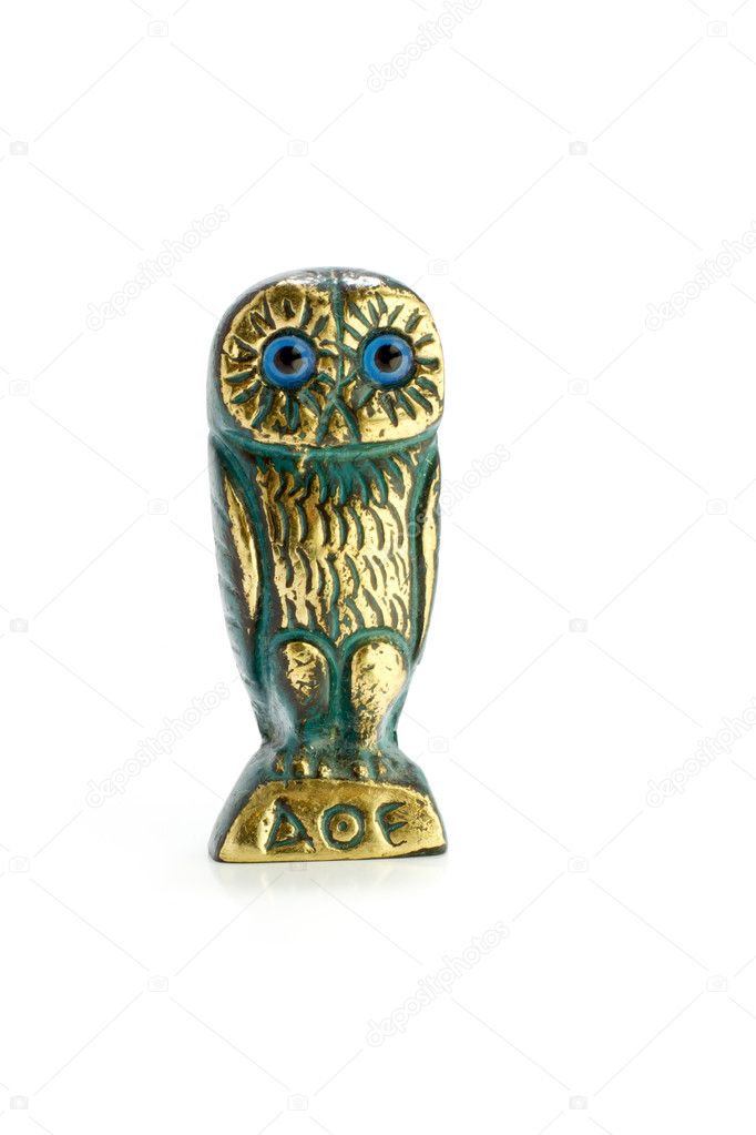 Athena´s owl, Minerva (AOE). — ストック写真 © Hrolens #11536274