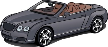 Sports car clipart