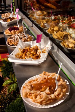 Funnel Cakes For Sale At County Fair clipart