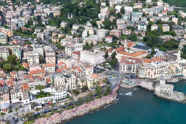 Rapallo (liguria, İtalya havadan görünümü)