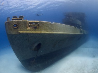 Bow of a shipwreck clipart